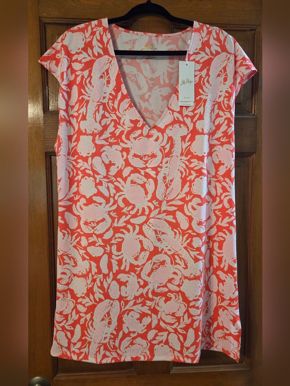 LILLY PULITZER Womens Swim Cover Up, Size L